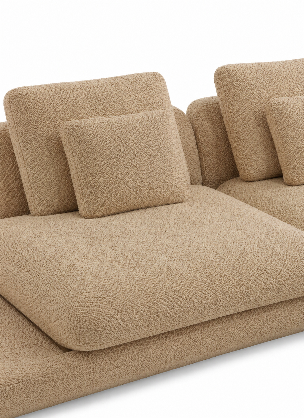 The Jovelle Sofa — Luxury Modular Bouclé 6 Seater Sofa
