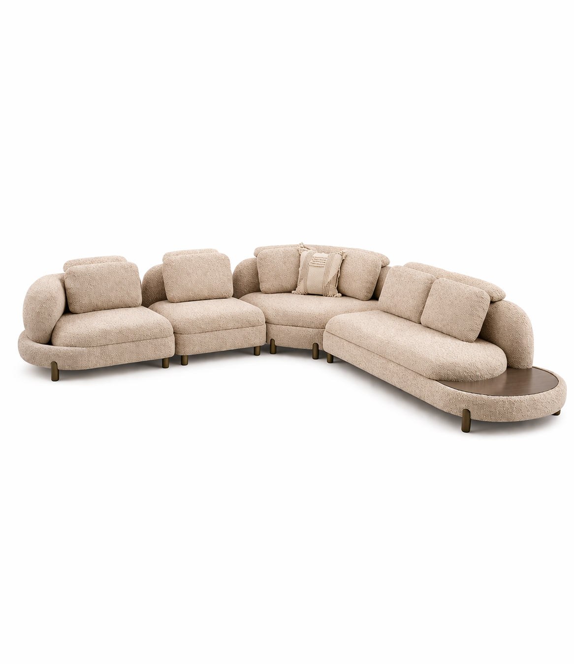 Armoda Modern Luxury Corner 7 Seater Sofa Set
