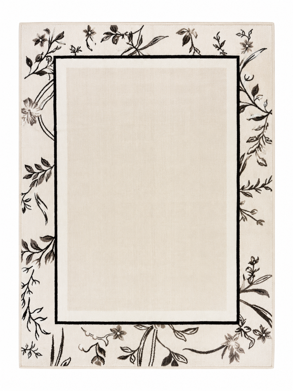 The Fleuré Rug — Luxury Botanical Contemporary Area Rug