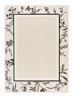 The Fleuré Rug — Luxury Botanical Contemporary Area Rug