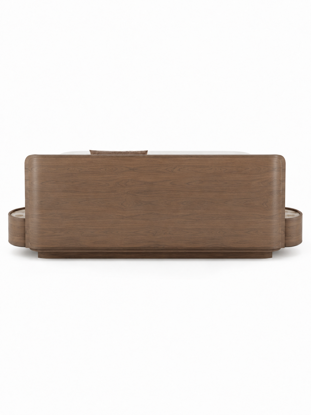 The Lucento Bed — Luxury Solid Wood Upholstered Bed