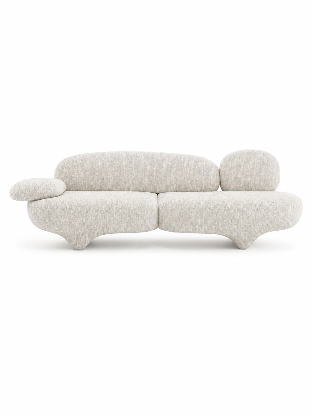 The Avelo Sofa Set — Luxury Organic Curved Living Room Sofa