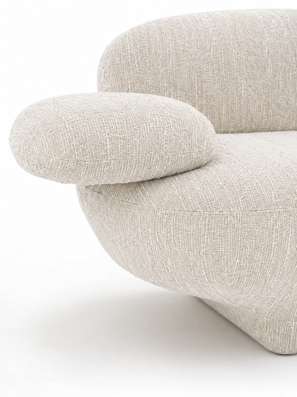 The Avelo Sofa Set — Luxury Organic Curved Living Room Sofa