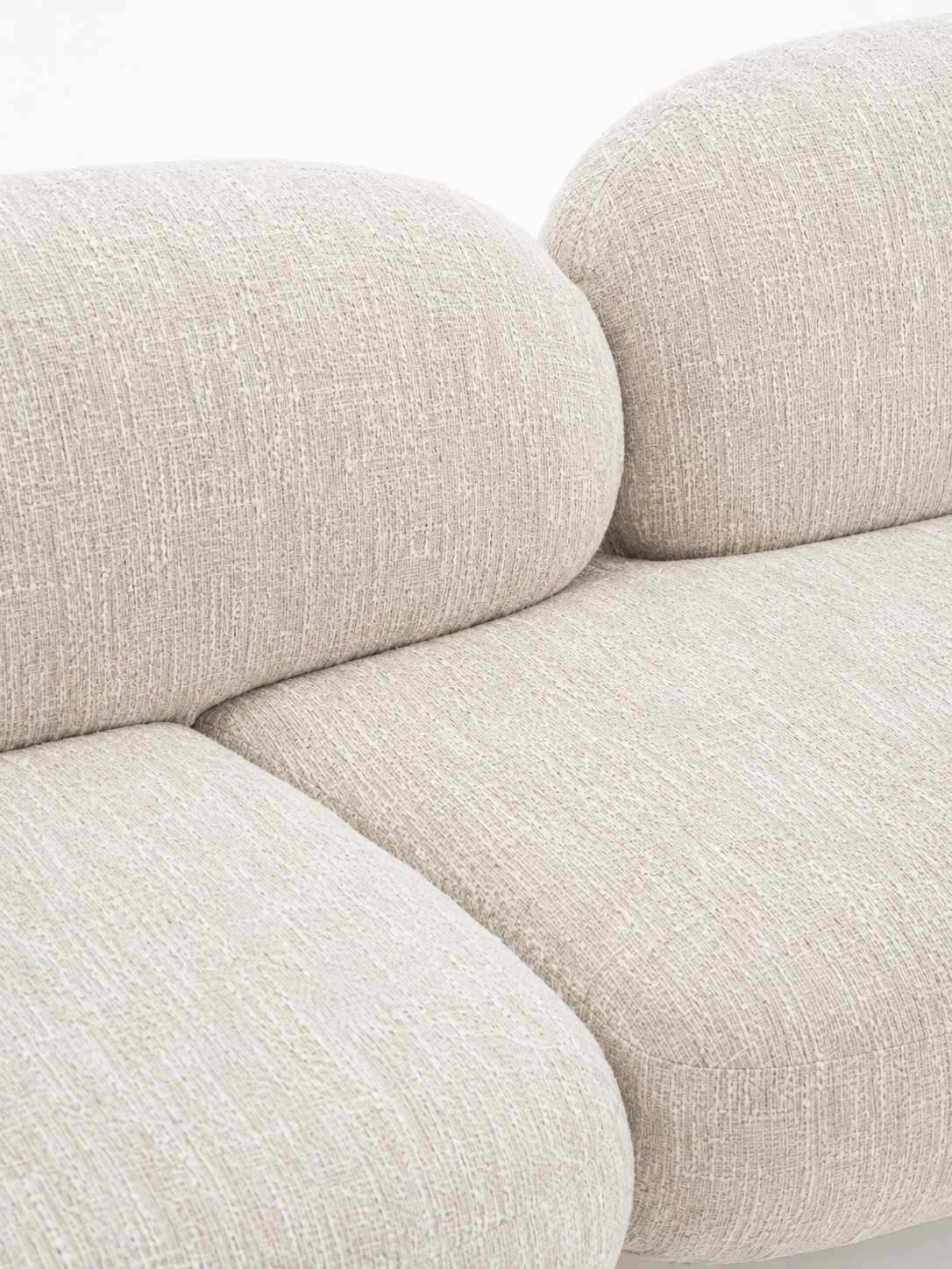 The Avelo Sofa Set — Luxury Organic Curved Living Room Sofa