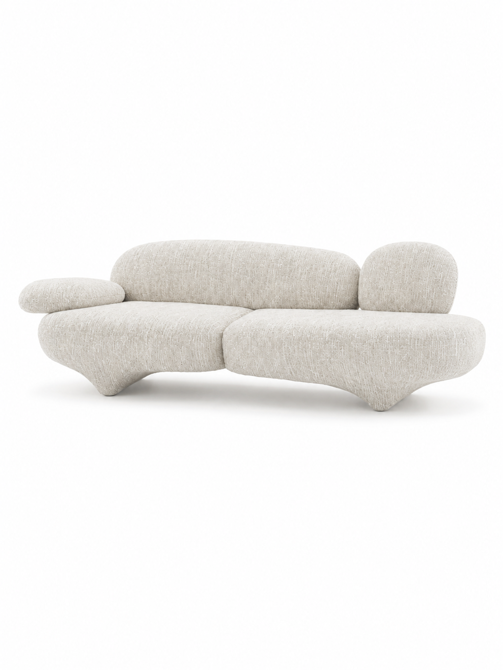 The Avelo Sofa Set — Luxury Organic Curved Living Room Sofa