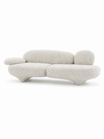 The Avelo Sofa Set — Luxury Organic Curved Living Room Sofa