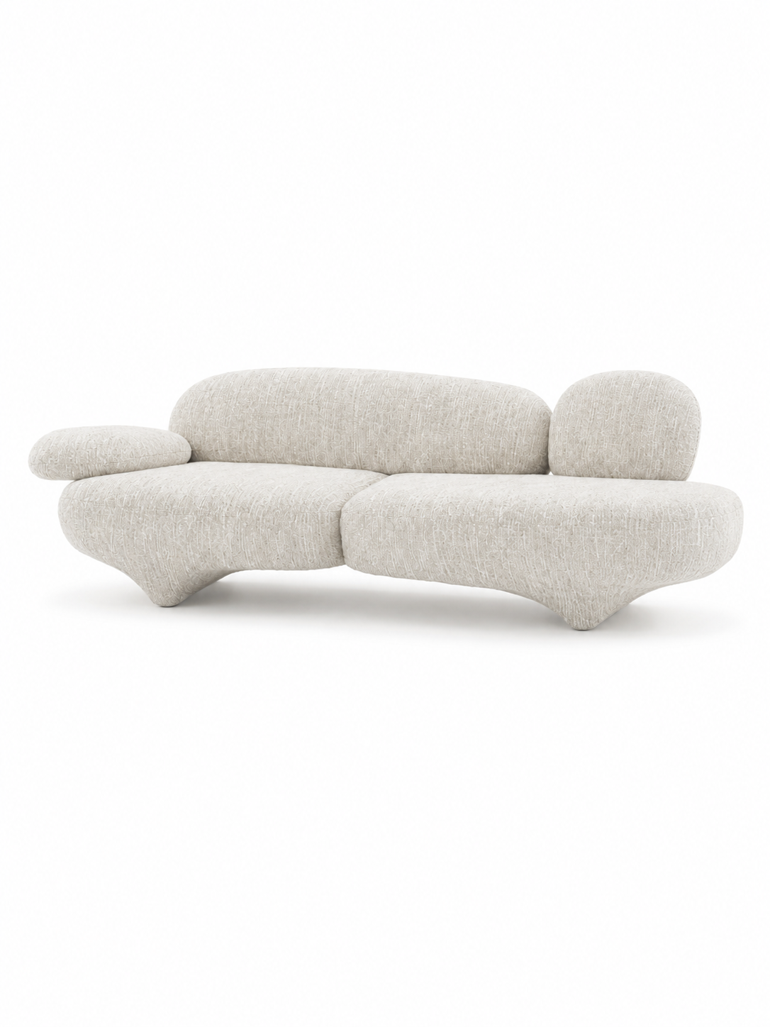The Avelo Sofa Set — Luxury Organic Curved Living Room Sofa