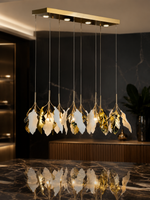 The Seraphine Gleam — Luxury Botanical Gold Chandelier