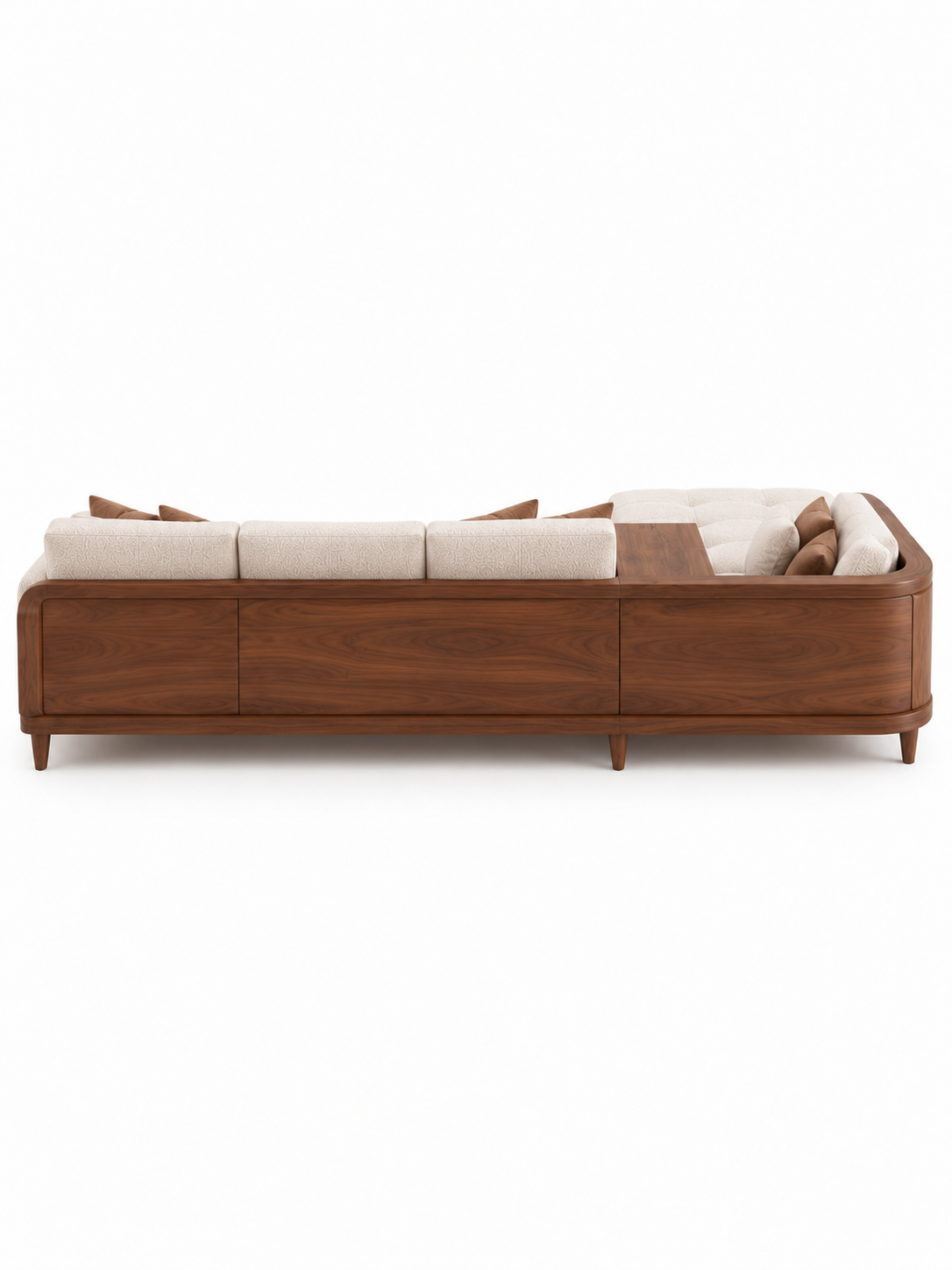 The Iverra Sofa — Luxury Solid Wood Lounge Sofa