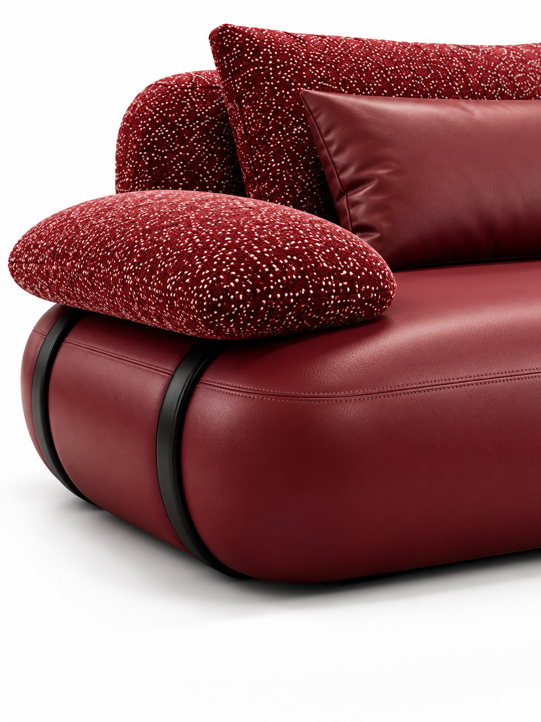 The Valerio Sofa — Luxury Dual-Tone Contemporary 3 Seater Sofa