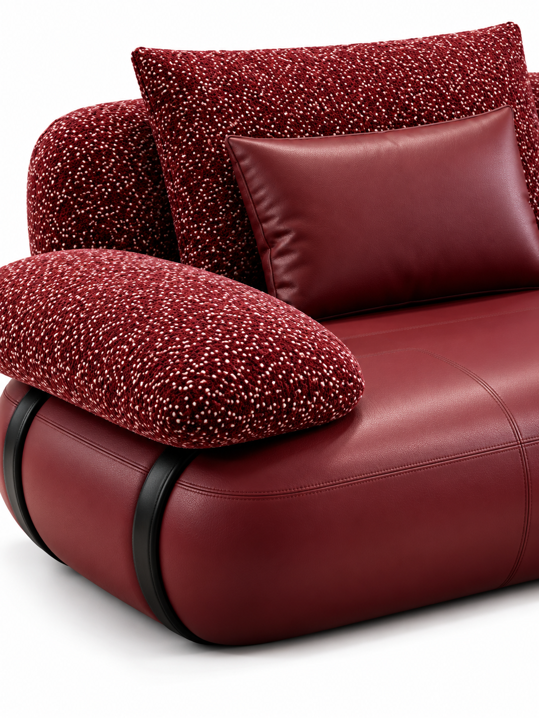 The Valerio Sofa — Luxury Dual-Tone Contemporary 3 Seater Sofa