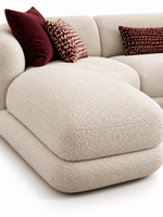 The Invara Sofa — Luxury Curved Upholstered Sectional Sofa