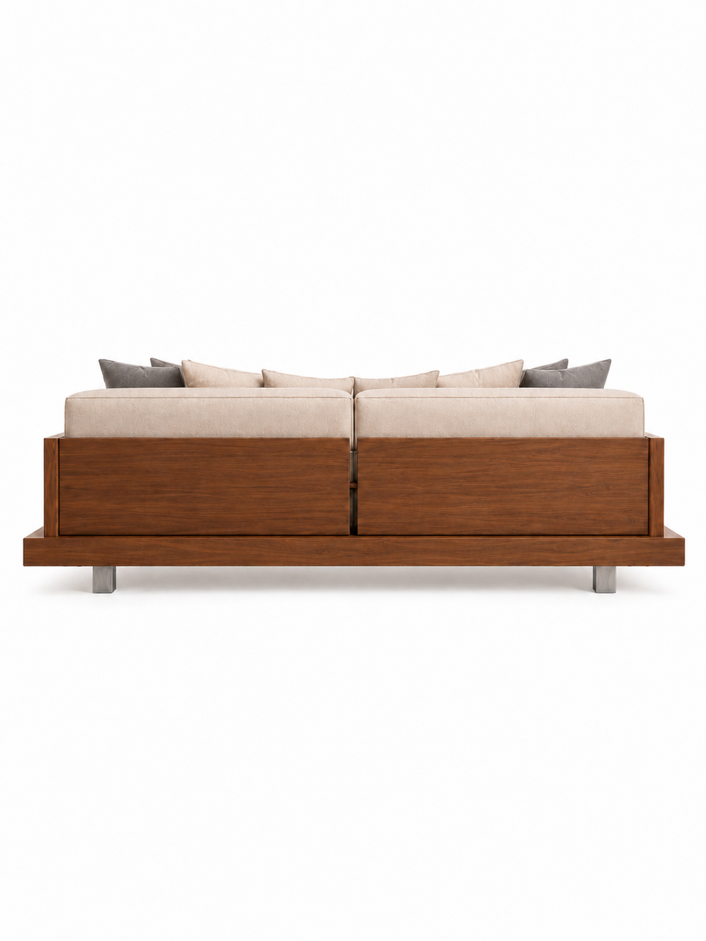 The Maven Sofa — Luxury Modern Wooden Sofa for Living Room