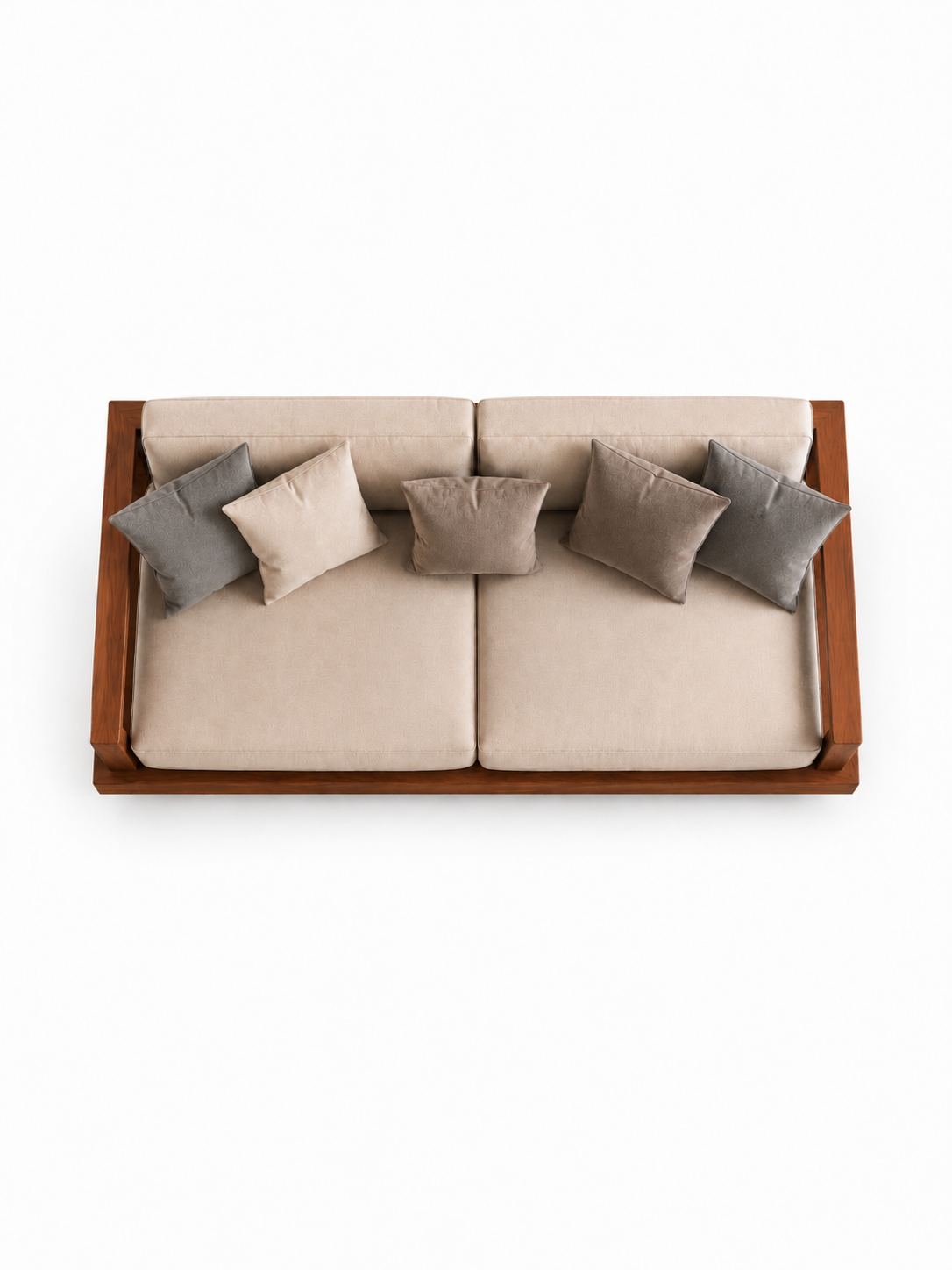 The Maven Sofa — Luxury Modern Wooden Sofa for Living Room