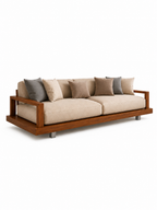 The Maven Sofa — Luxury Modern Wooden Sofa for Living Room