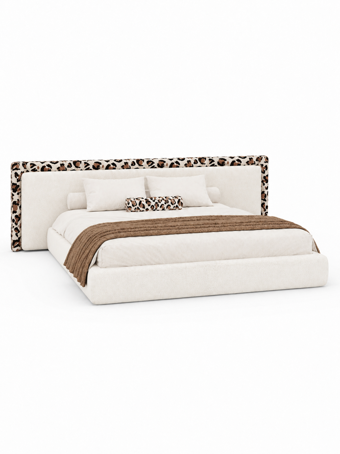 The Panther Bed — Luxury Upholstered King Size Bed