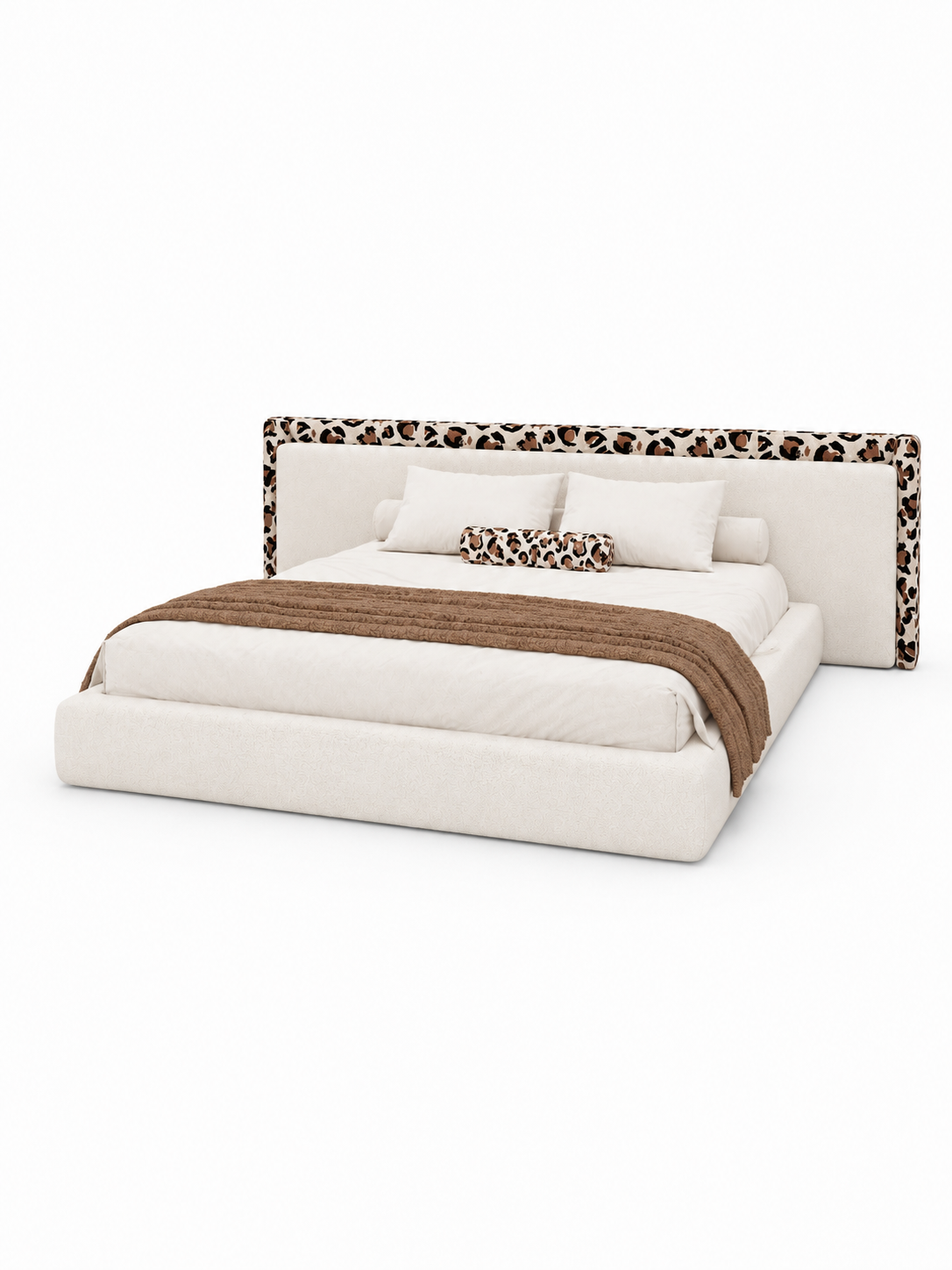 The Panther Bed — Luxury Upholstered King Size Bed