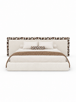 The Panther Bed — Luxury Upholstered King Size Bed