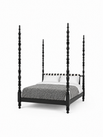 The Zareen Bed — Luxury Teak Four-Poster Bed