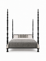 The Zareen Bed — Luxury Teak Four-Poster Bed