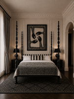 The Zareen Bed — Luxury Teak Four-Poster Bed
