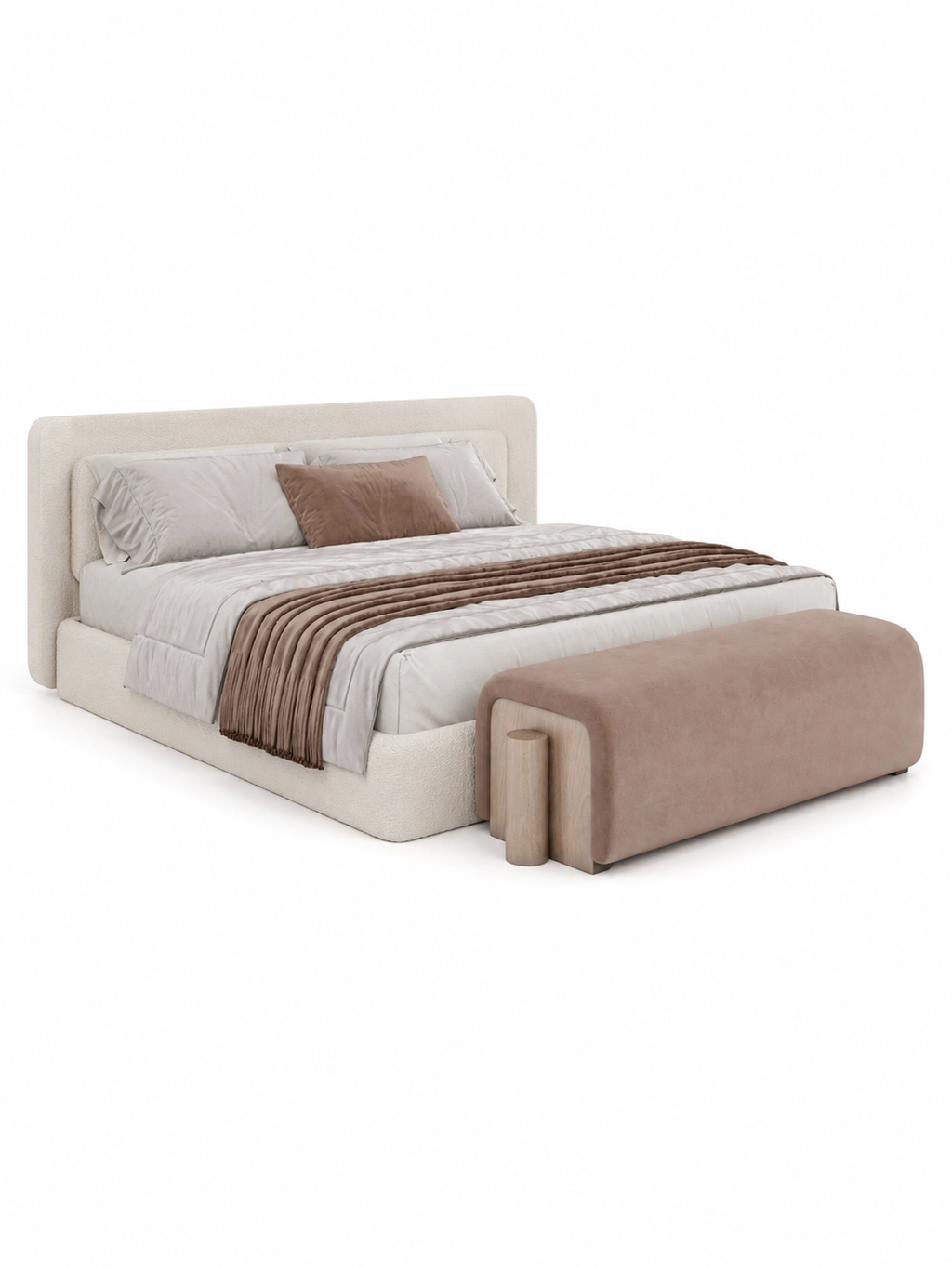 The Arlo Bed — Luxury Contemporary Upholstered Bed