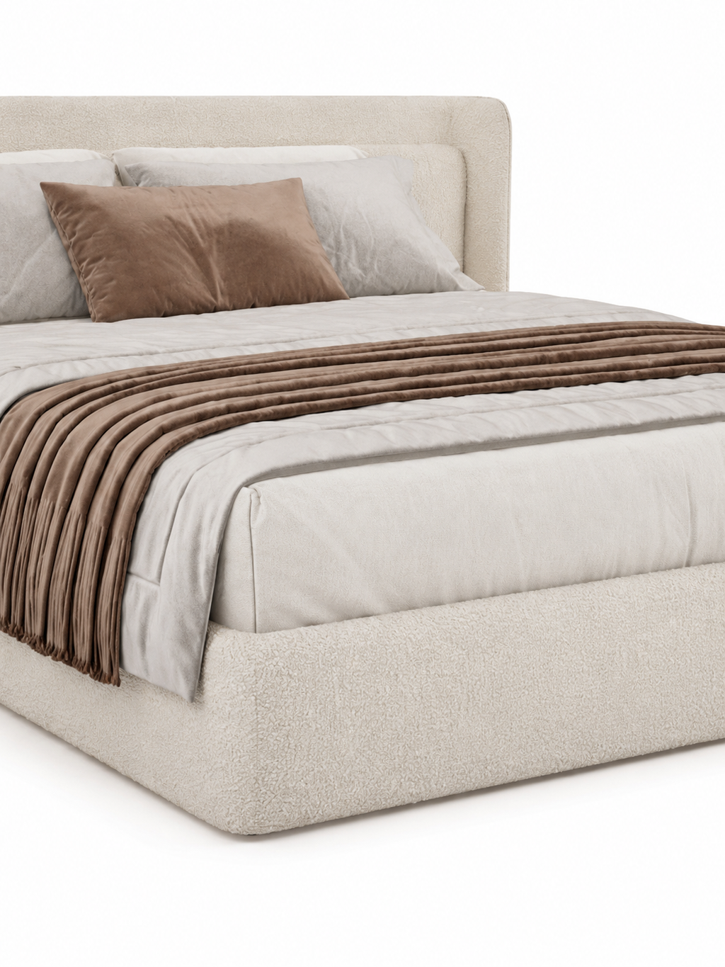 The Arlo Bed — Luxury Contemporary Upholstered Bed