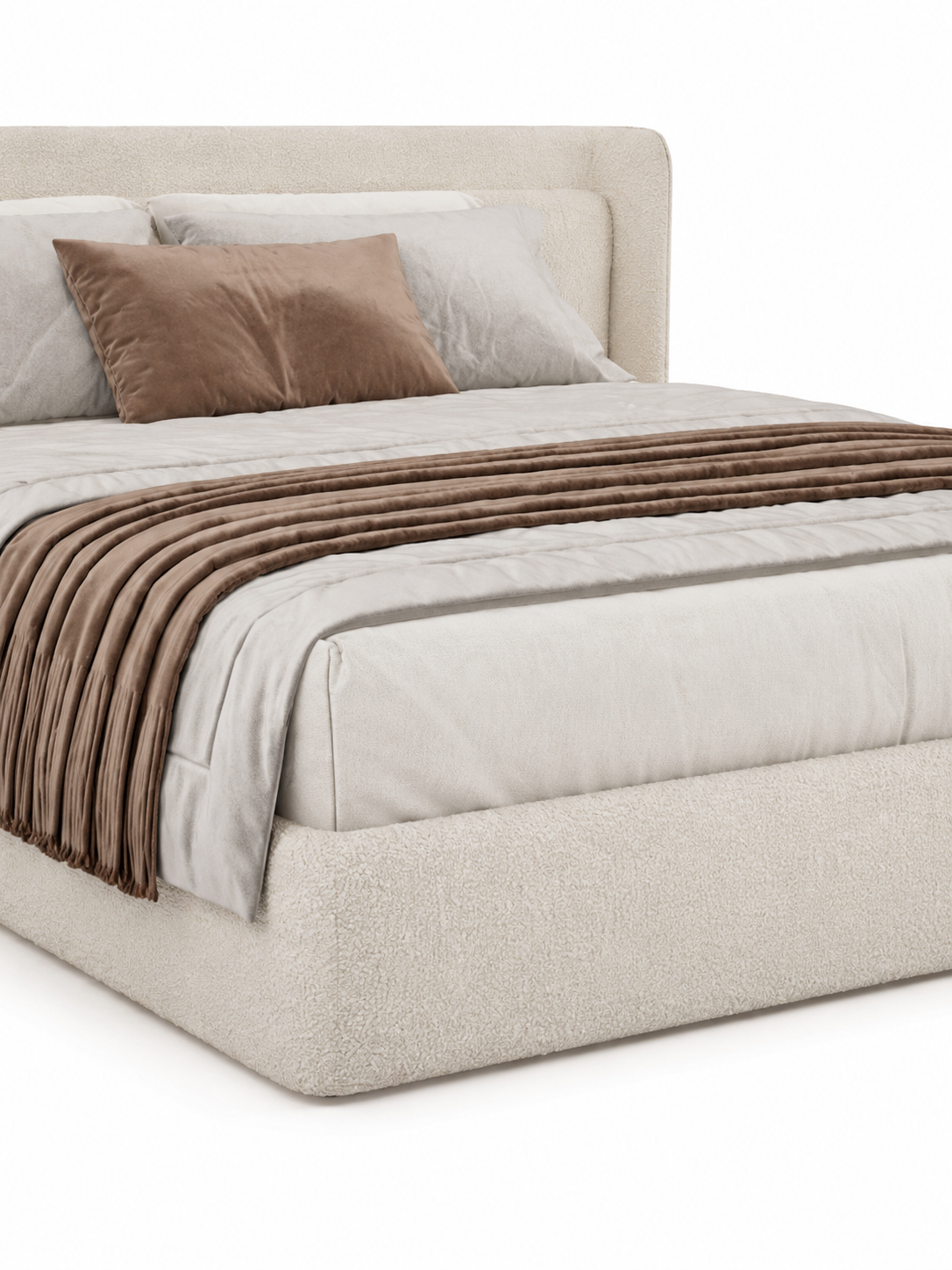 The Arlo Bed — Luxury Contemporary Upholstered Bed