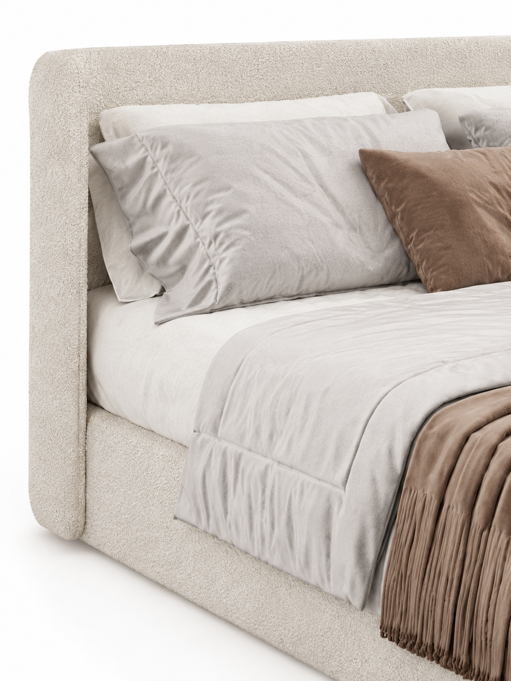 The Arlo Bed — Luxury Contemporary Upholstered Bed