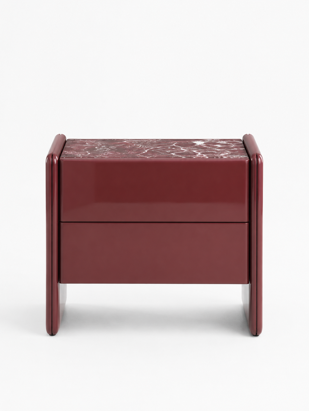 The Rovelle Bedside Table — Luxury Modern Nightstand with 2 Drawers