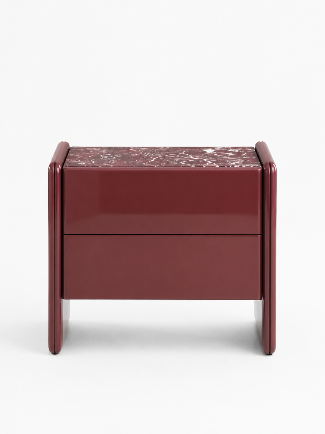The Rovelle Bedside Table — Luxury Modern Nightstand with 2 Drawers