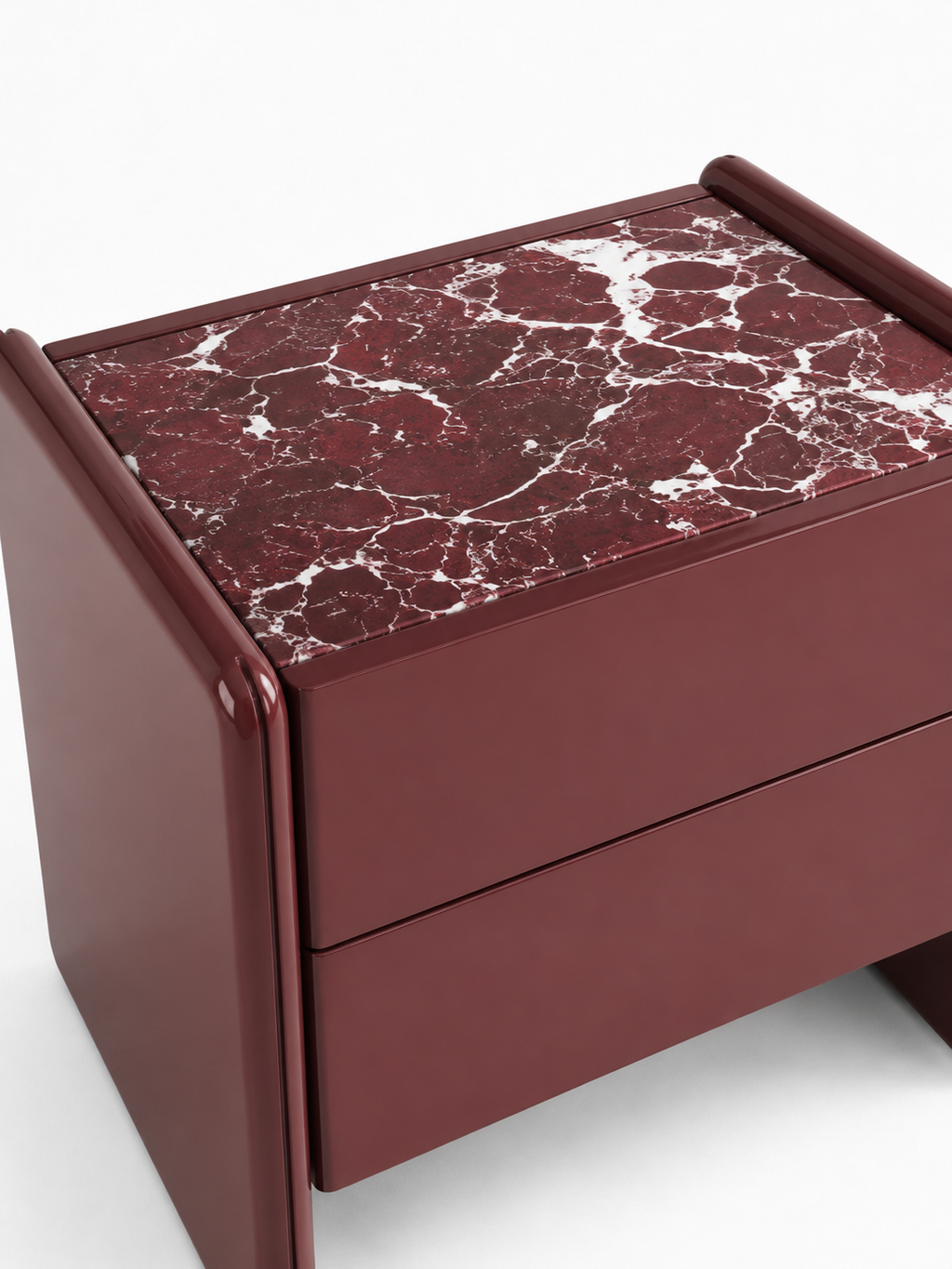 The Rovelle Bedside Table — Luxury Modern Nightstand with 2 Drawers