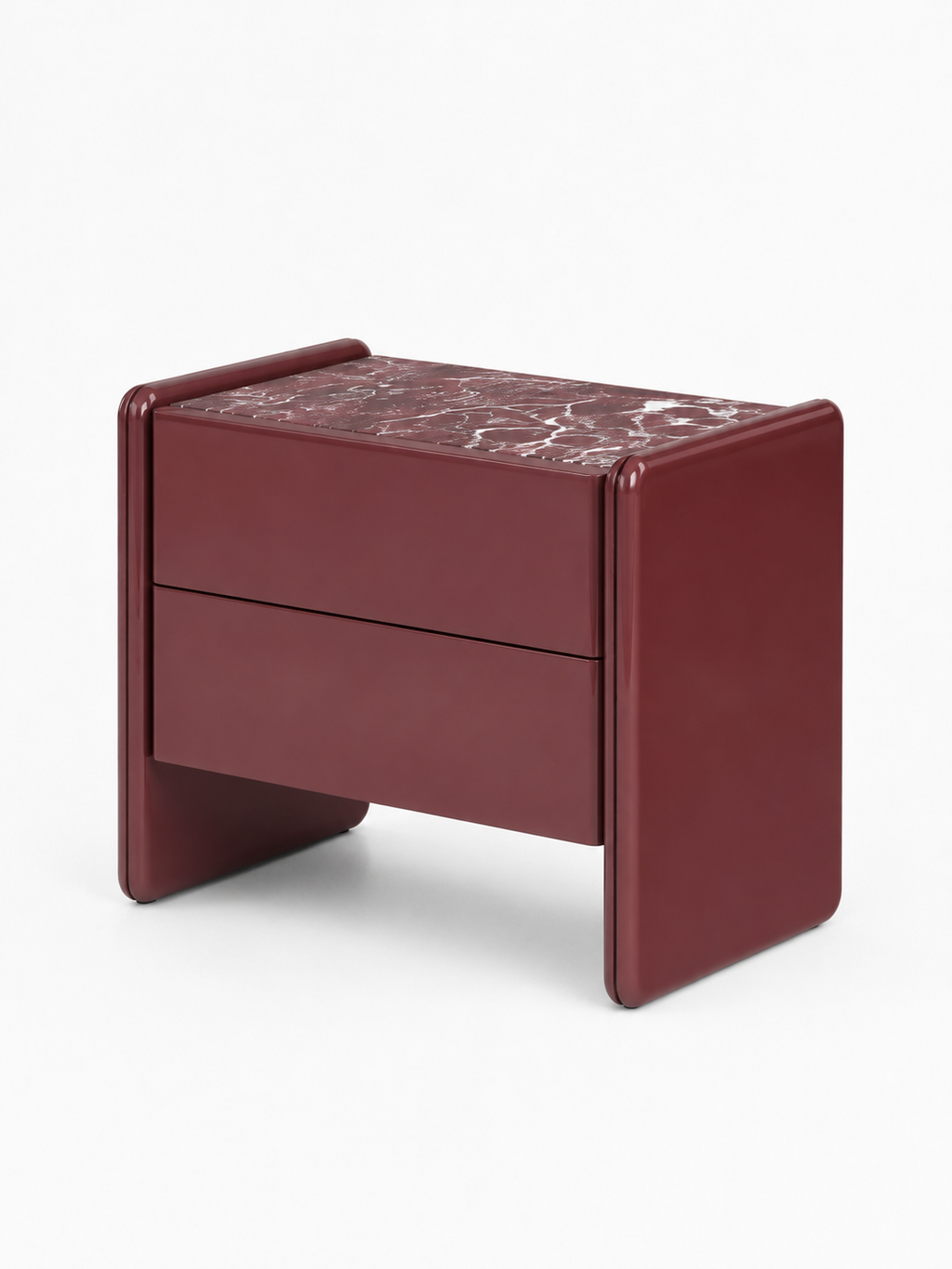 The Rovelle Bedside Table — Luxury Modern Nightstand with 2 Drawers