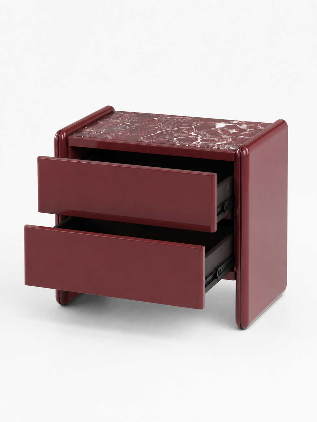 The Rovelle Bedside Table — Luxury Modern Nightstand with 2 Drawers