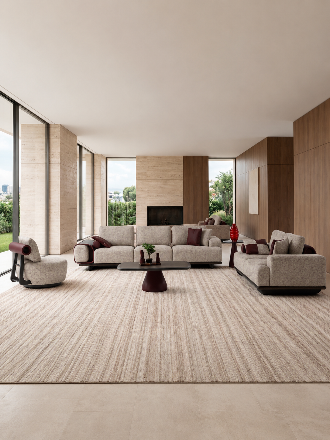 The Rovexa 3+2+1 Sofa Set — Modern Luxury Living Room Furniture Set with Premium Bouclé Upholstery