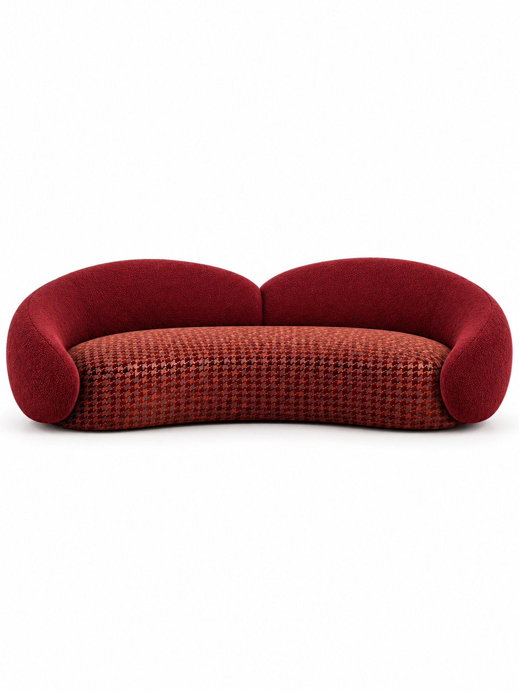 The Kaelora Sofa — Luxury Sculptural Curved 3 Seater Sofa