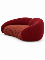 The Kaelora Sofa — Luxury Sculptural Curved 3 Seater Sofa