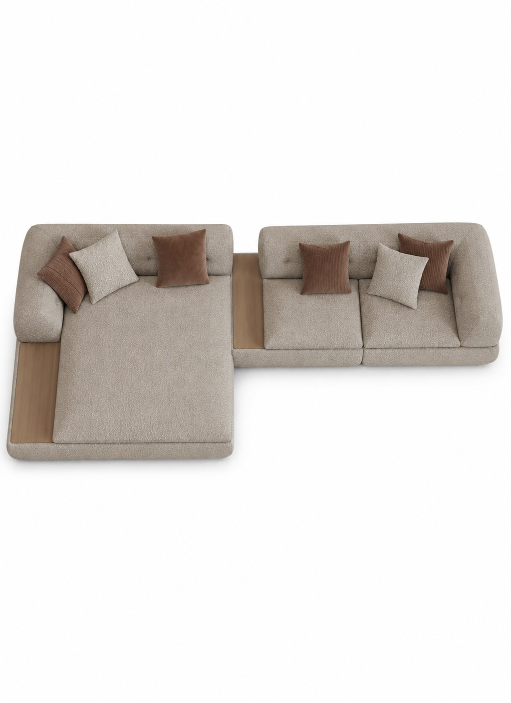 The Élan Sofa — Luxury Curved Modular Lounge Sofa