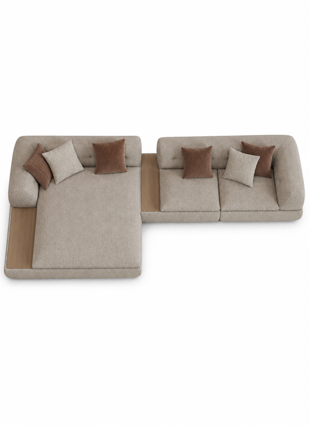 The Élan Sofa — Luxury Curved Modular Lounge Sofa