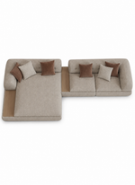 The Élan Sofa — Luxury Curved Modular Lounge Sofa
