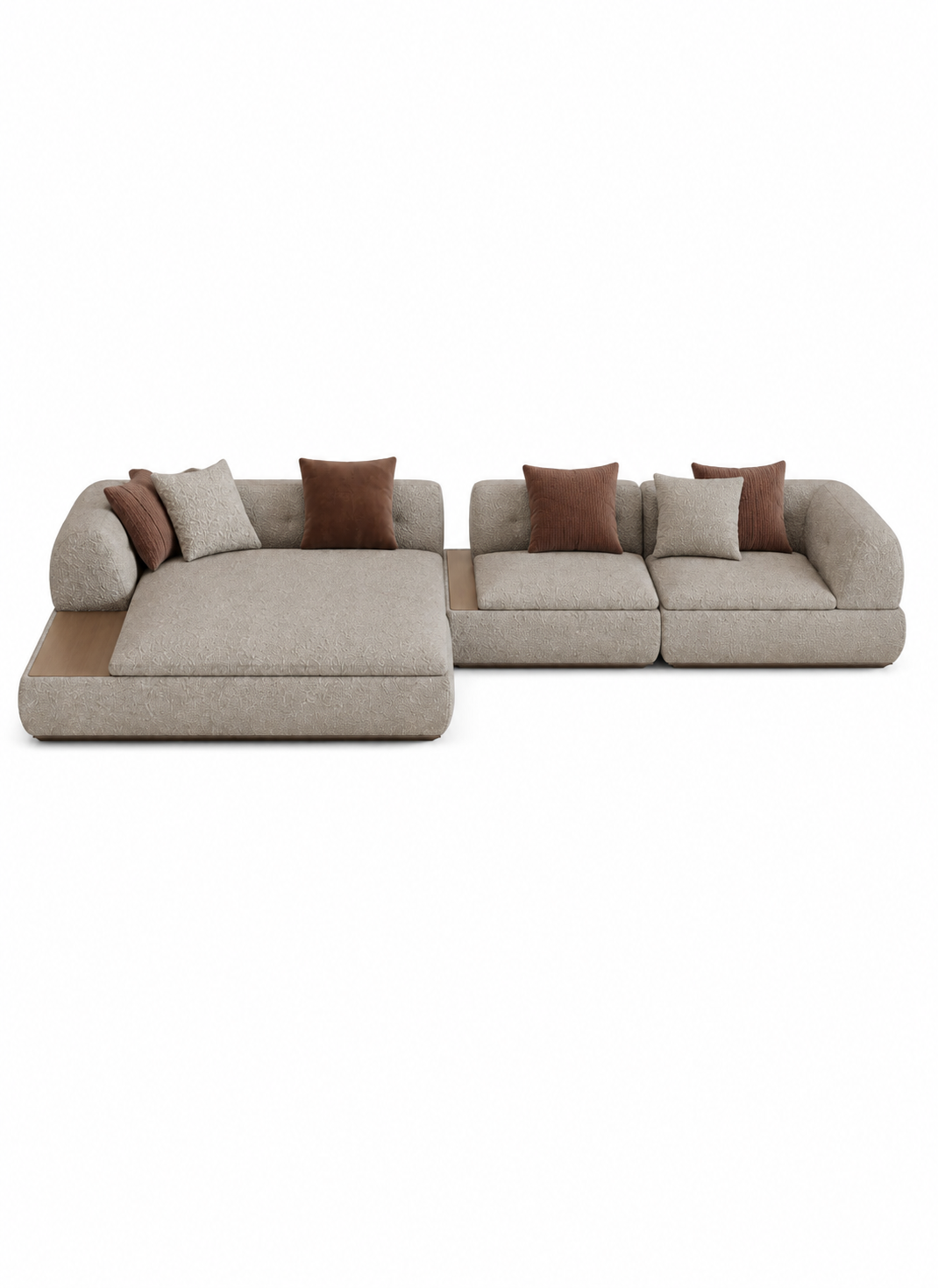 The Élan Sofa — Luxury Curved Modular Lounge Sofa