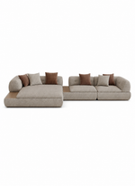 The Élan Sofa — Luxury Curved Modular Lounge Sofa