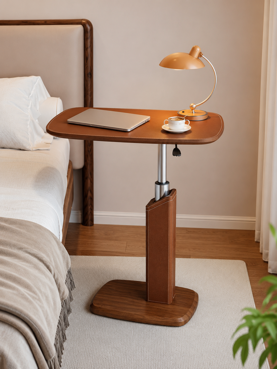 The Varello Side Table — Luxury Adjustable Accent Table