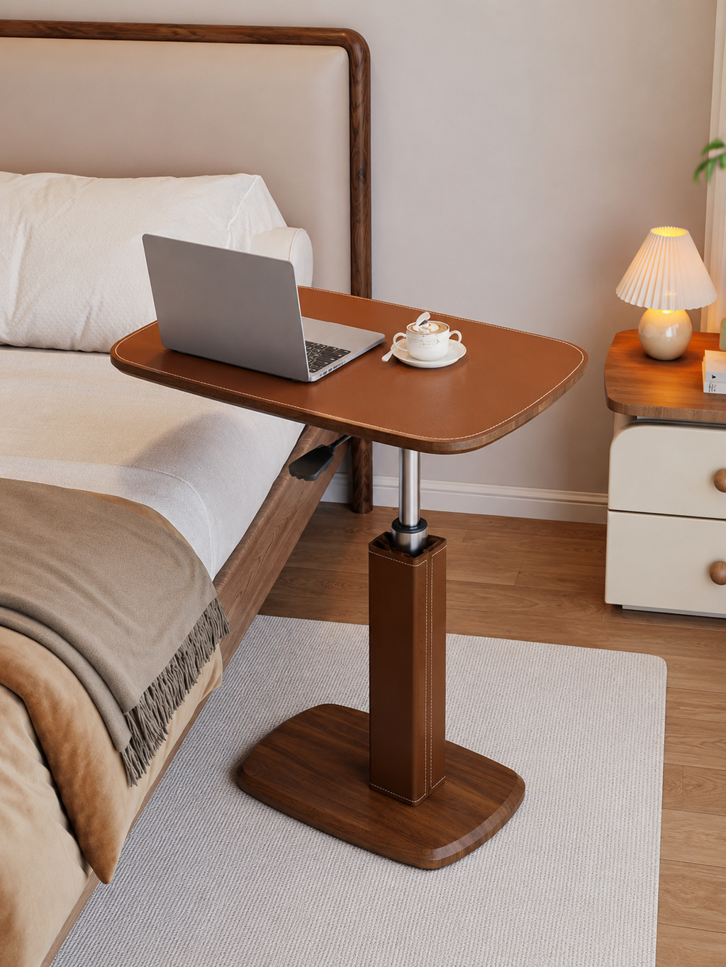 The Varello Side Table — Luxury Adjustable Accent Table