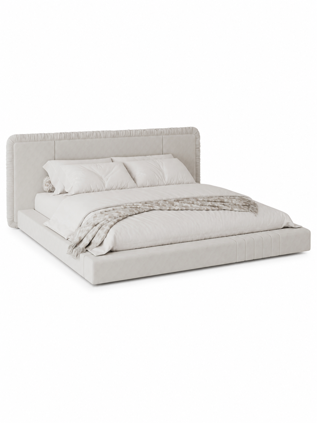 The Valencia Bed — Luxury Contemporary Solid Wood Bed