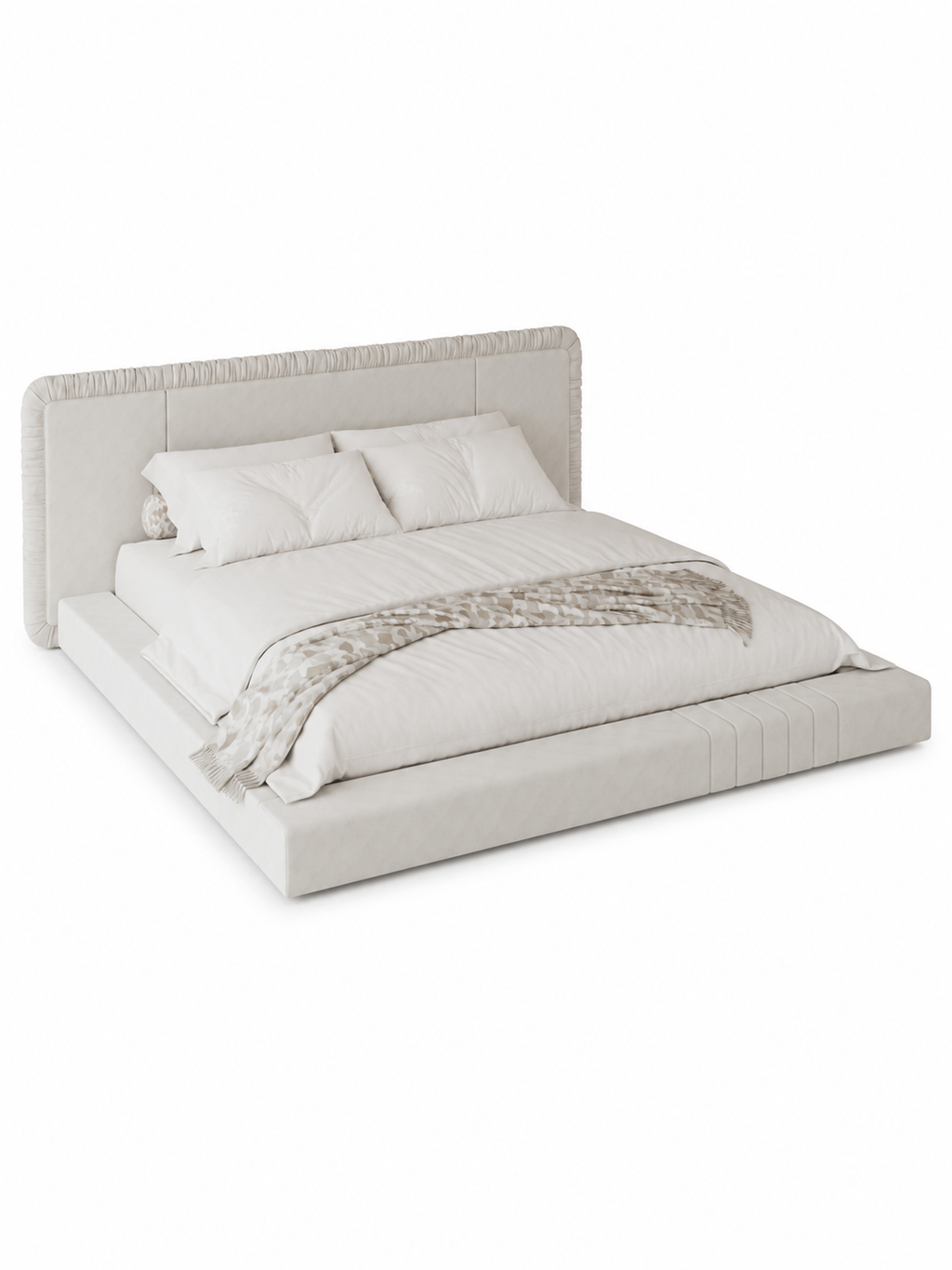 The Valencia Bed — Luxury Contemporary Solid Wood Bed