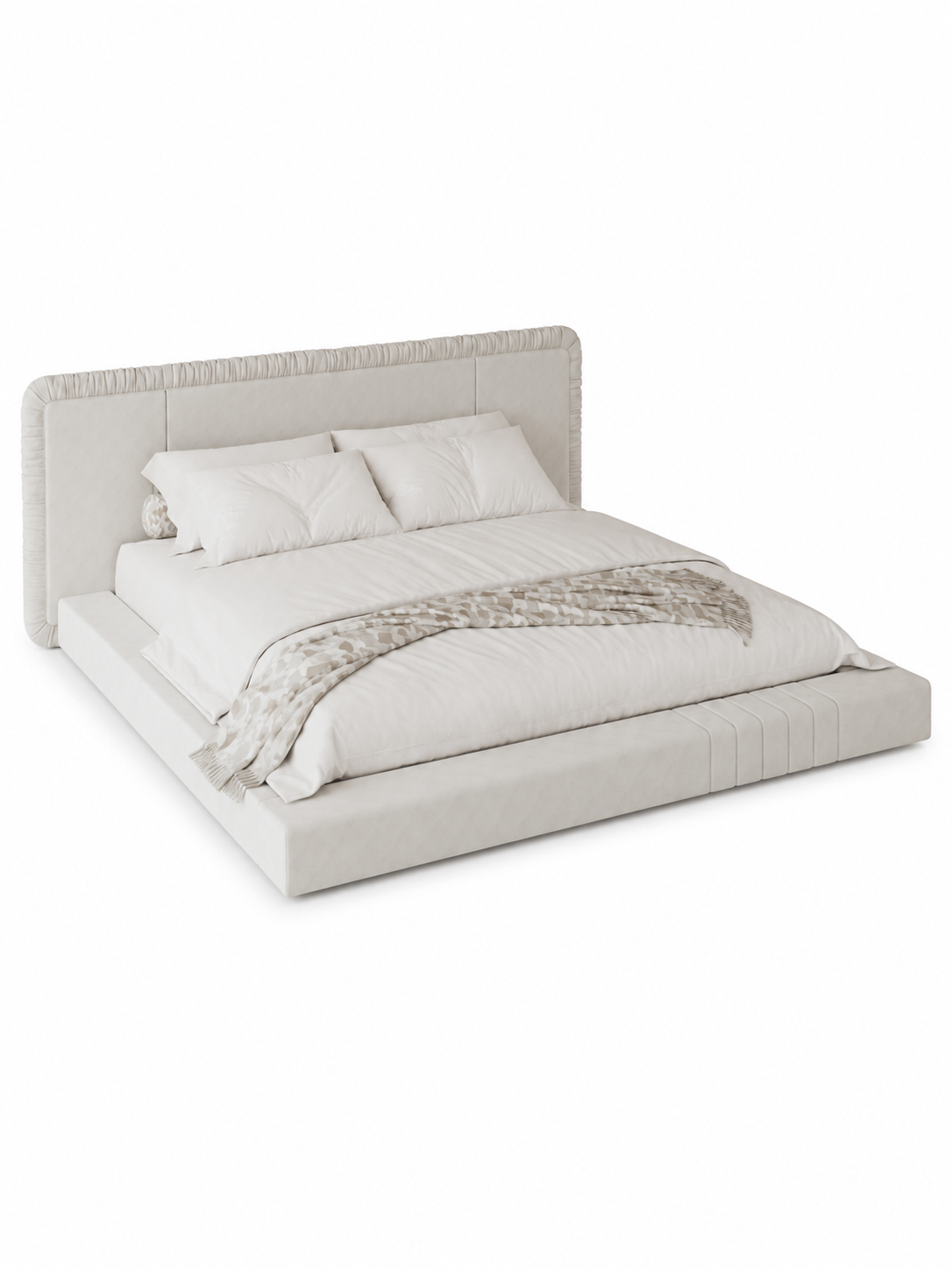The Valencia Bed — Luxury Contemporary Solid Wood Bed