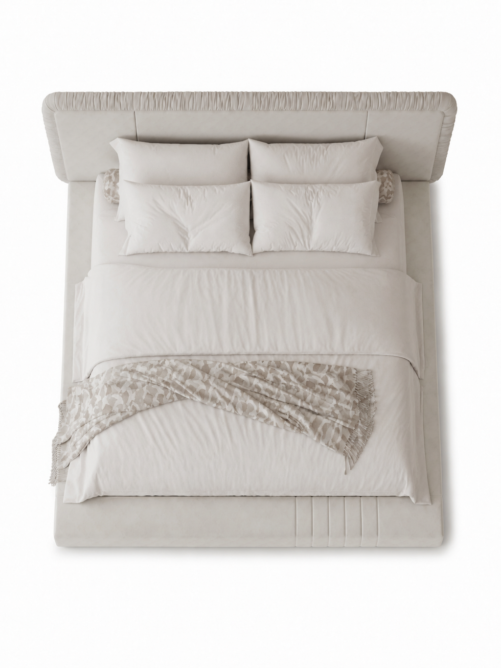 The Valencia Bed — Luxury Contemporary Solid Wood Bed