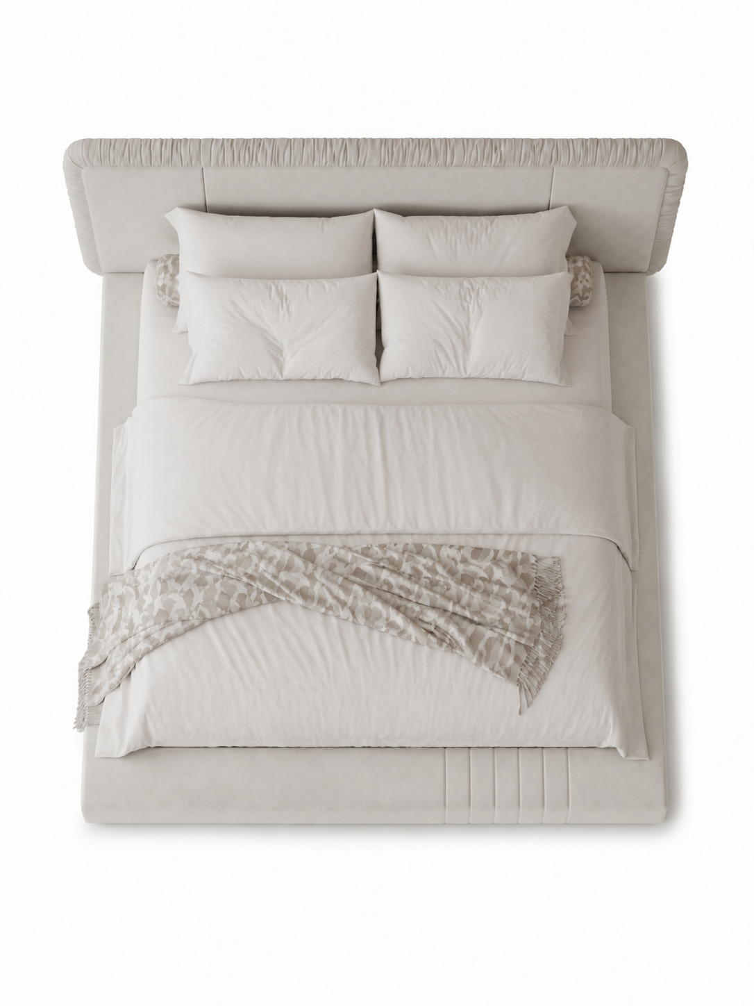 The Valencia Bed — Luxury Contemporary Solid Wood Bed