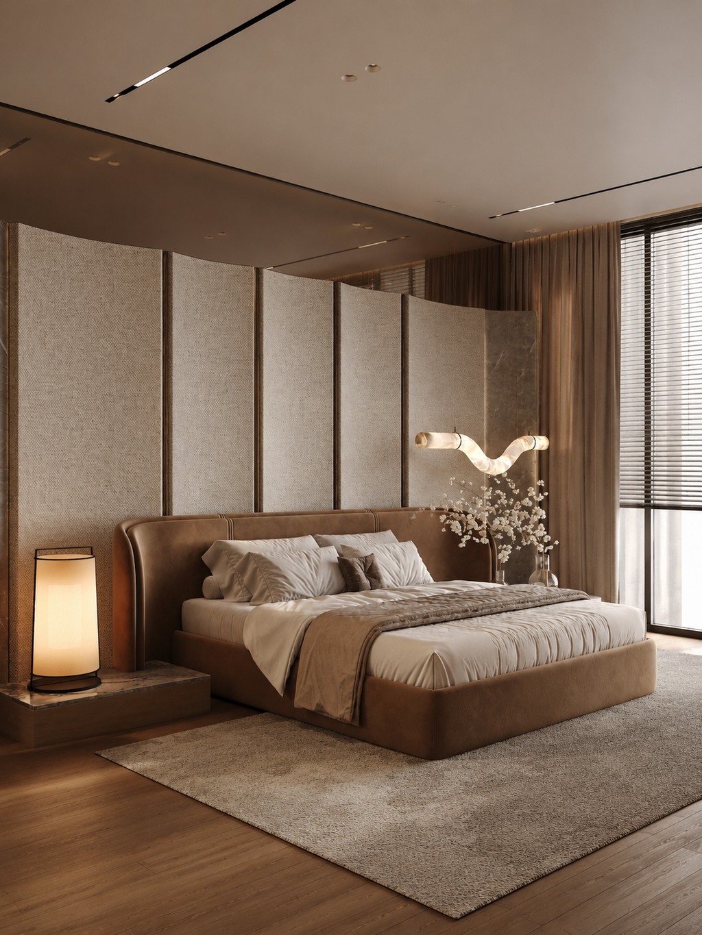 The Ulyra Bed — Luxury Upholstered Platform Bed